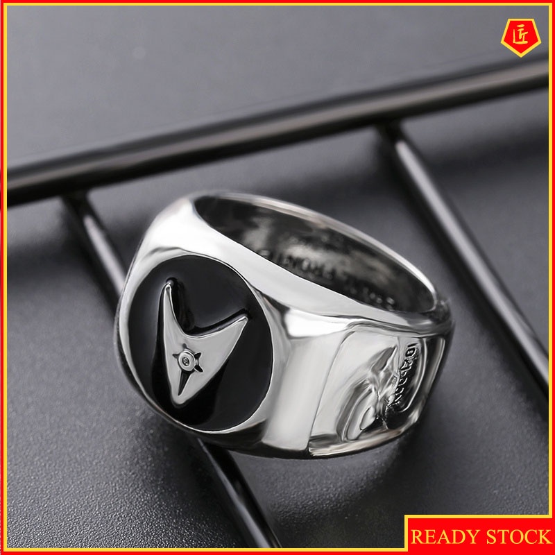 [Ready Stock]Creative Personality Silver Ring Men