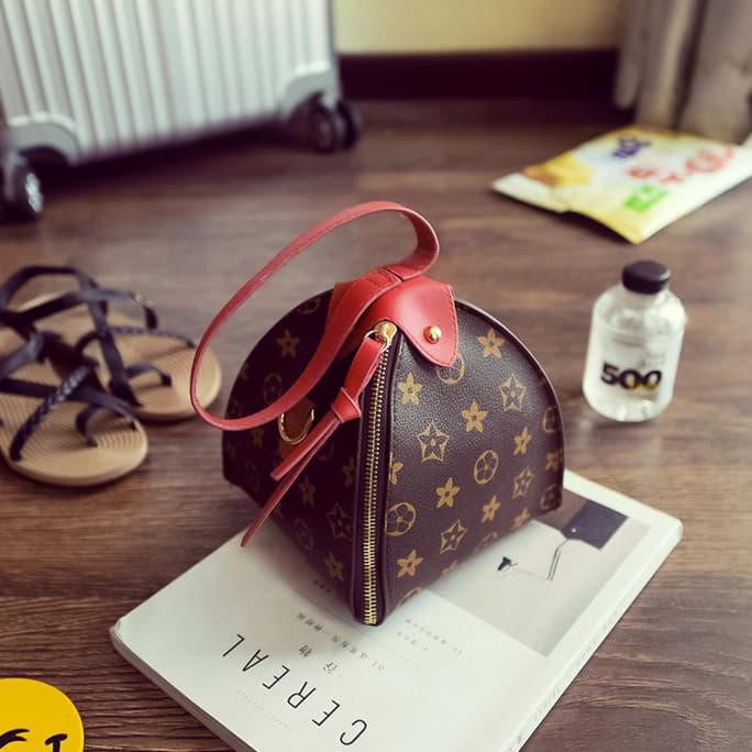 Barang Berkualitas tas tangan LV model bunga multifungsi / mini LV flower shape bta056 MURAH