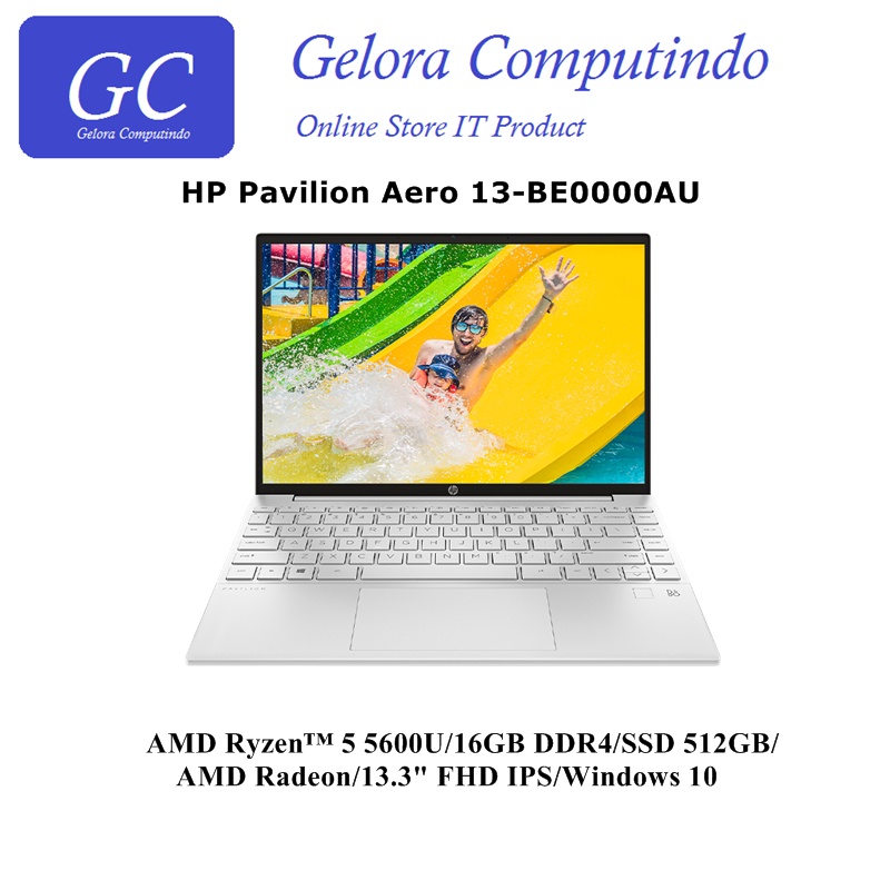 Notebook HP Pavilion Aero 13-be0000AU (Ryzen 5-5600U/16GB/512GB/13.3 IPS/Windows 10) Silver