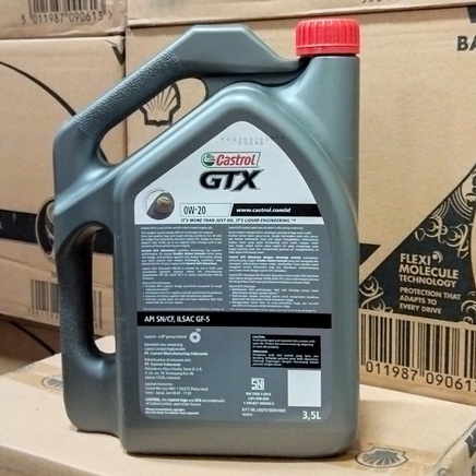 OLI MESIN MOBIL BENSIN LCGC CASTROL GTX ULTRA CLEAN 0W-20 3,5 LITER