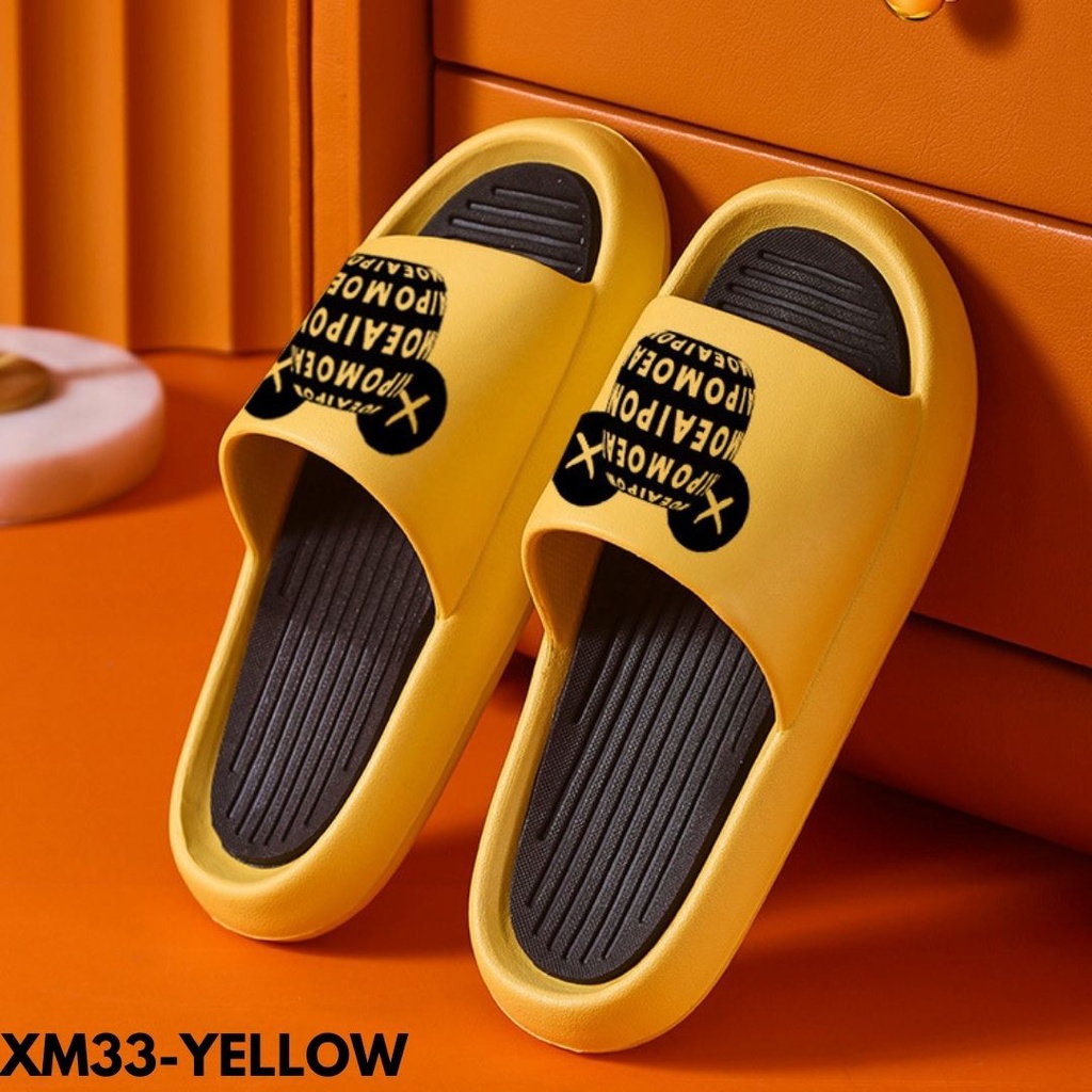 SANDAL WANITA DAN PRIA SANDAL RUMAH SIMPLE PRAKTIS SUPER NYAMAN BAHAN RUBBER ANTI SLIP M33