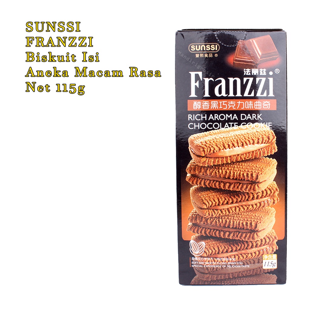 Biskuit Franzzi  * Franzzi * Biskuit Isi  Aneka Macam Rasa * Biskuit * 115G