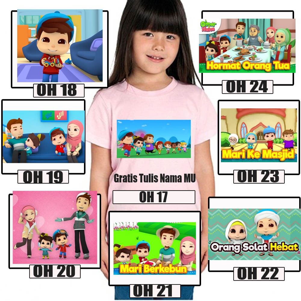 Kaos Anak dan Bayo Omar dan Hana