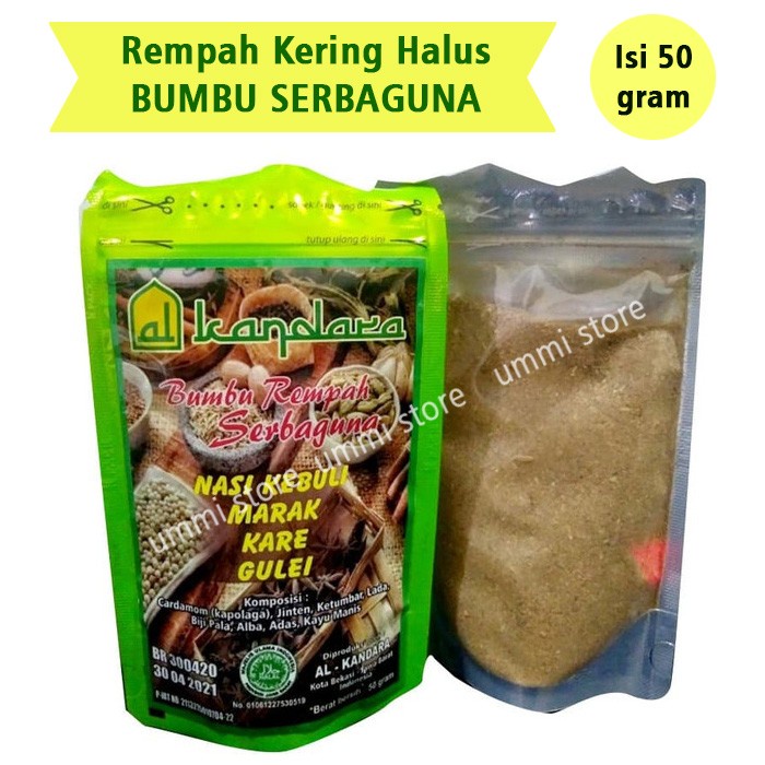 

BUMBU INSTAN NASI KEBULI, BRIYANI, MANDHI - 200 gram - Rempah Kering Terlaris