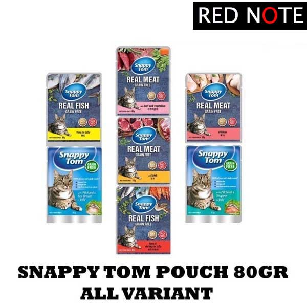 SNAPPY TOM Pouch 85gr All Varian