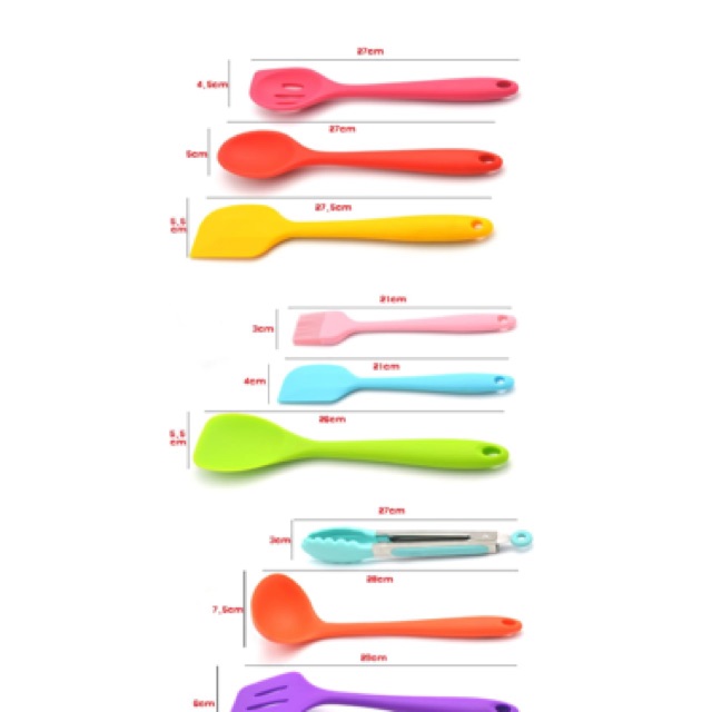 Spatula isi 10 Warna/i