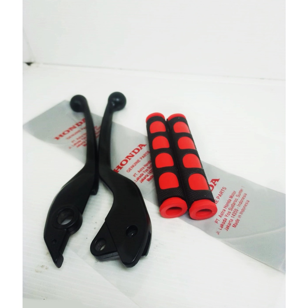 Handle Rem Set sepasang Scoopy K93 Beat Street New Vario 125 150 eSP Genio Bonus Karet Handle