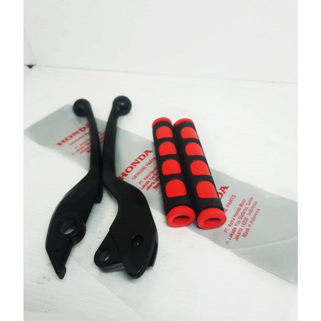 Handle Rem Set sepasang Scoopy K93 Beat Street New Vario 125 150 eSP Genio Bonus Karet Handle