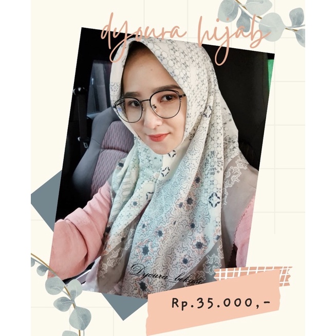 Hijab motif Voal by Dyoura