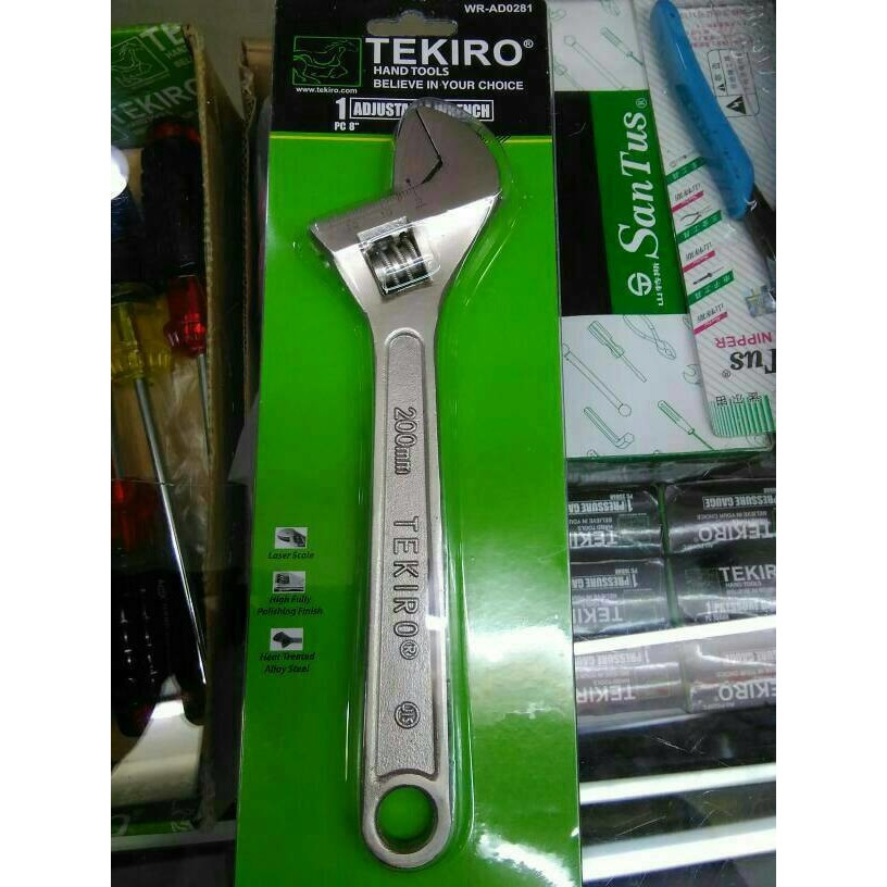 KUNCI INGGRIS TEKIRO 8&quot; ORIGINAL