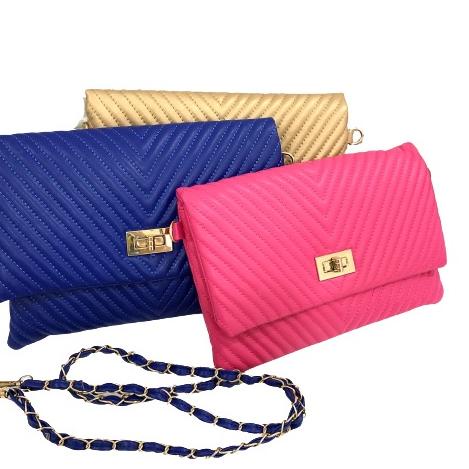 8.8 Promo Brand SALE  TAS  WANITA CLUTCH chevron handbag wanita CHEVRON YSL IMPORT BATAM .,,.,.,