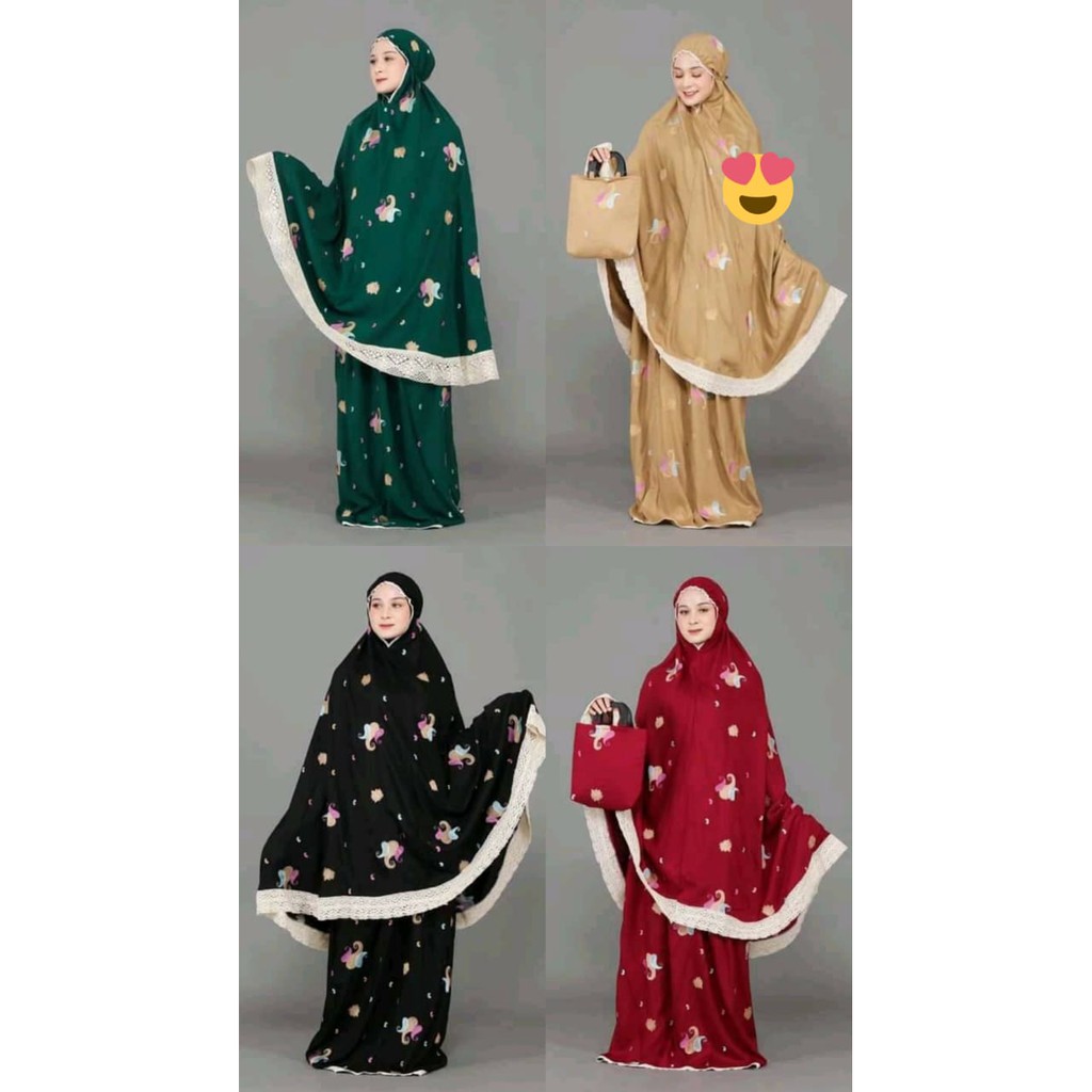 [BORDIR / STARLA] MUKENA STARLA BORDIR RAYON PREMIUM DEWASA