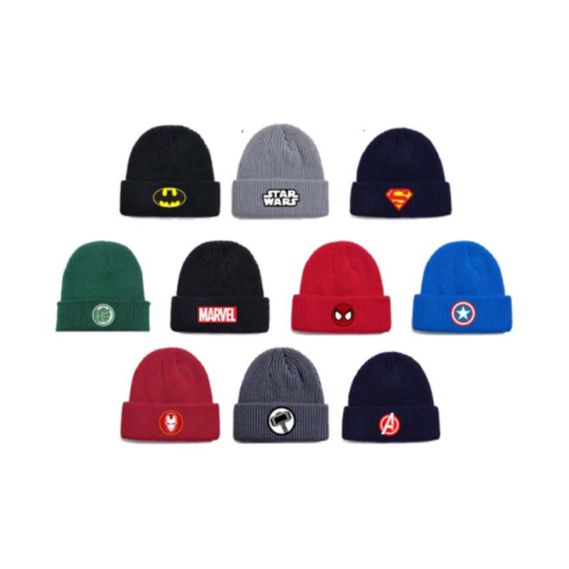 Topi Rajut Anak Laki-laki Bordir Beanie Hat usia 3 tahun hingga 12 Tahun
