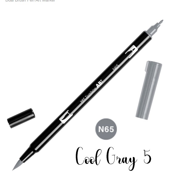 

ABT Tombow Dual Brush Pen - N65 Cool Gray 5
