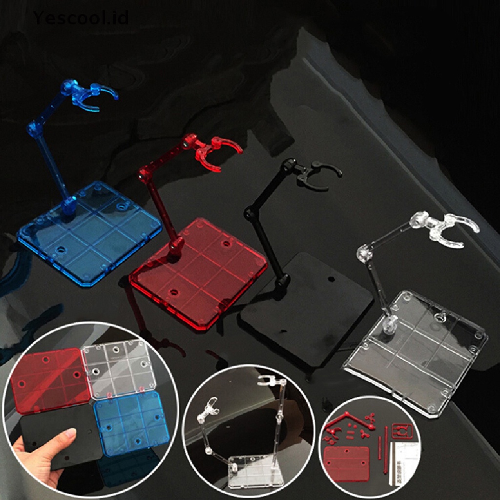 【Yescool】 Action figure base suitable display stand bracket for 1/144 HG/RG .