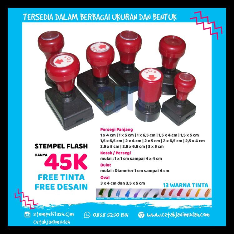 

Big Sale Buat Stempel Murah Surabaya - 1 Warna Terjamin