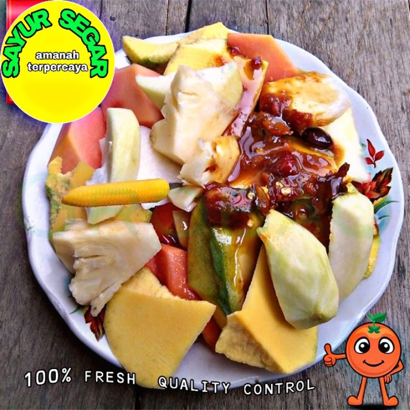 

500 gram rujak ulek bumbu racikan dadakan di jamin nagih