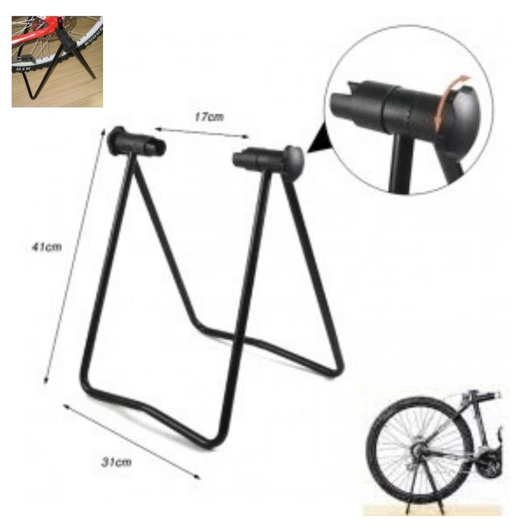 Bike Stand Parkir 1 Sepeda Paddock Statis  Rack Floor Display Universal 111163