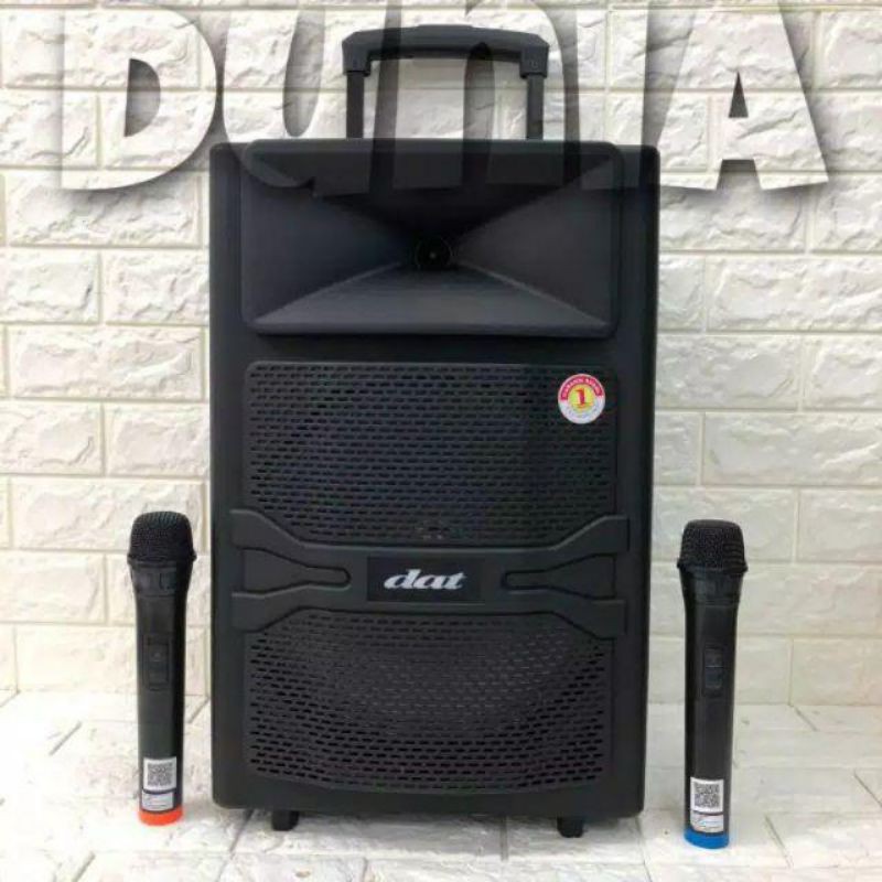Speaker Portable Wireless Meeting dat dt 1210 Original 12 inch Bluetooth dat dt1210 ft