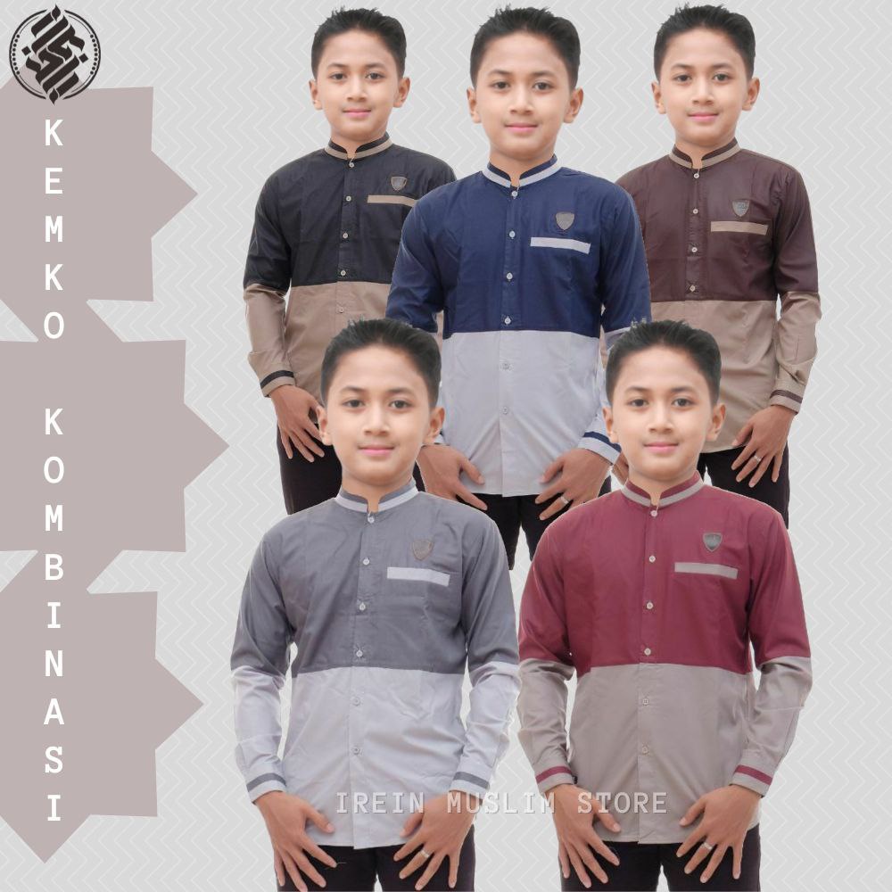 Baju muslim anak | Baju koko anak laki-laki | Koko kombinasi | Baju lebaran