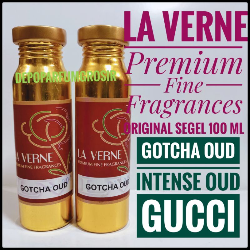 BIBIT PARFUM MURNI GOTCHA OUD (INTENSE OUD) BY LAVERNE SEGEL