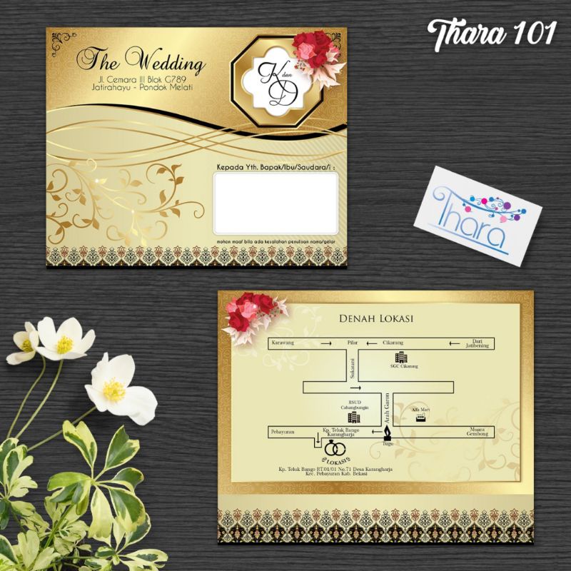 Undangan Pernikahan Murah Desain Unik Free Bonus Cetak label nama, Plastik Opp,Video Digital