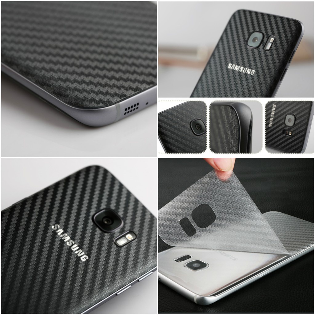 GARSKIN Sticker Carbon Samsung A10 A10S A20S A30S A50 A50S A70 A80 A51 Skin Carbon Transparan Fiber Protection Back Sticker Carbon