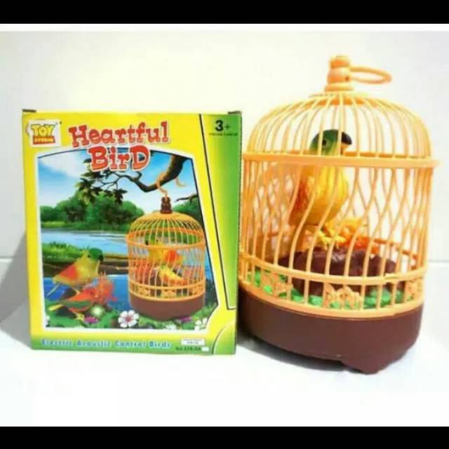 Mainan Anak Burung Sangkar Heartful Bird