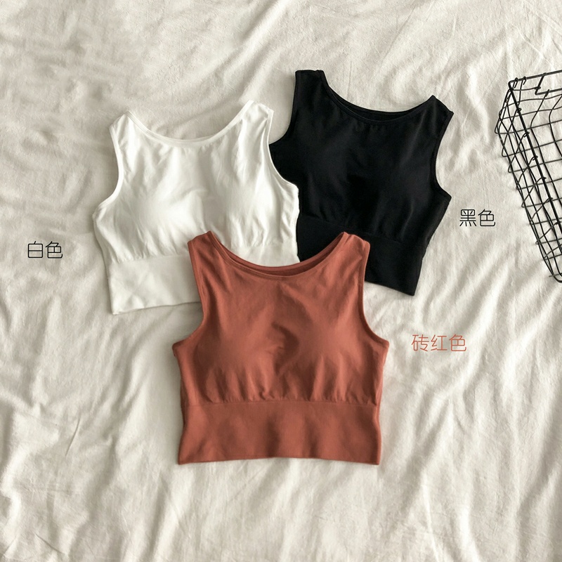 Murmerofficial B051 BRA SPORT YOGA TALI STRAP BAHAN TIPIS SPORTY TANK TOP MODEL CROP KOREA IMPORT