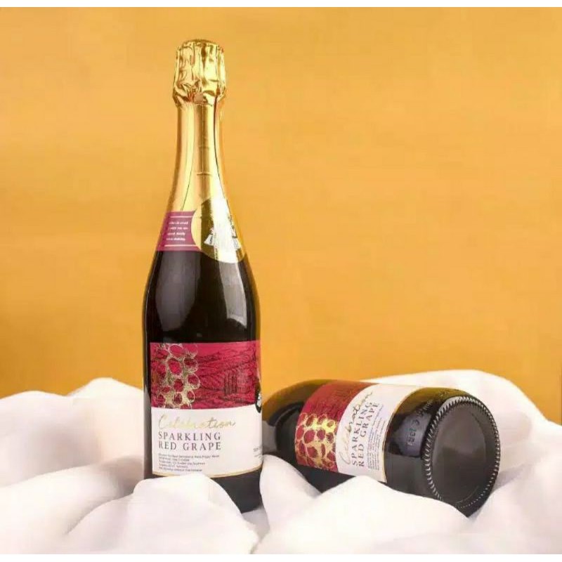 

Sparkling Red grape & white grape ( non alkohol) jus anggur made in Spain (Someday/instan)
