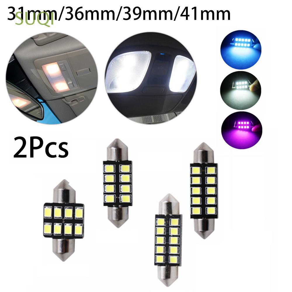 2Pcs Lampu Dome Light Mobil DC12V 31mm 36mm 39mm 41mm 2Pcs Lampu Dome Light Mobil DC12V 31mm 36mm 39mm 41mm