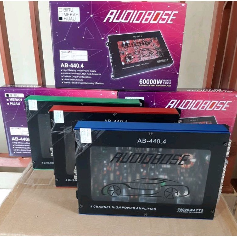 Power Audiobose AB 440 Amplifier 4 Chanel AUDIOBOSE AB-440