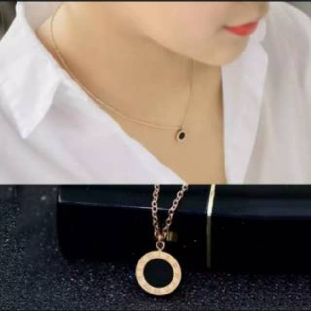 Kalung titanium model korea anti karat 02