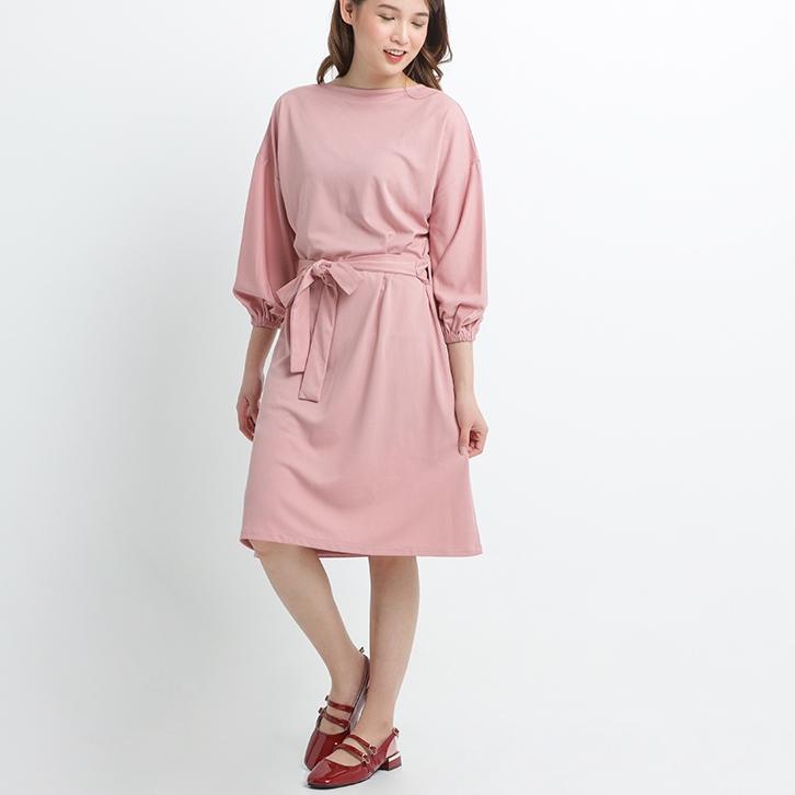 LANGSUNG KIRIM.. OEMO Reversible women Dress with v - neck