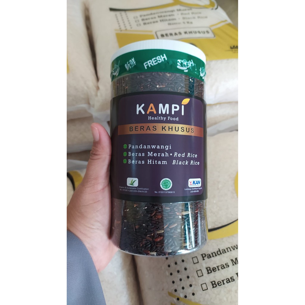 

Beras Hitam Organik 1 kg Beras Organik Hitam Kampi Organic Black Rice Healthy Food Beras Mpasi Bubur Bayi Beras Diet