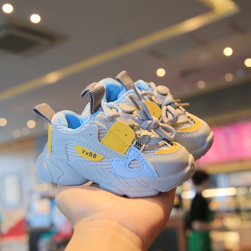 Sepatu Kids anak sneakers Import motif Casual tali sepatu