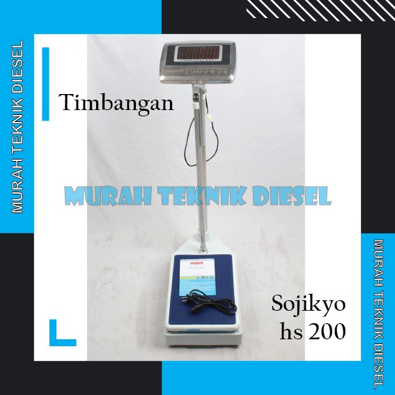 Timbangan Digital Rumah Sakit + Pengukur Tinggi Badan Sojikyo