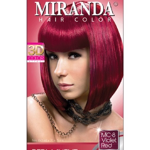 Miranda hair color mc8(violed red)30ml