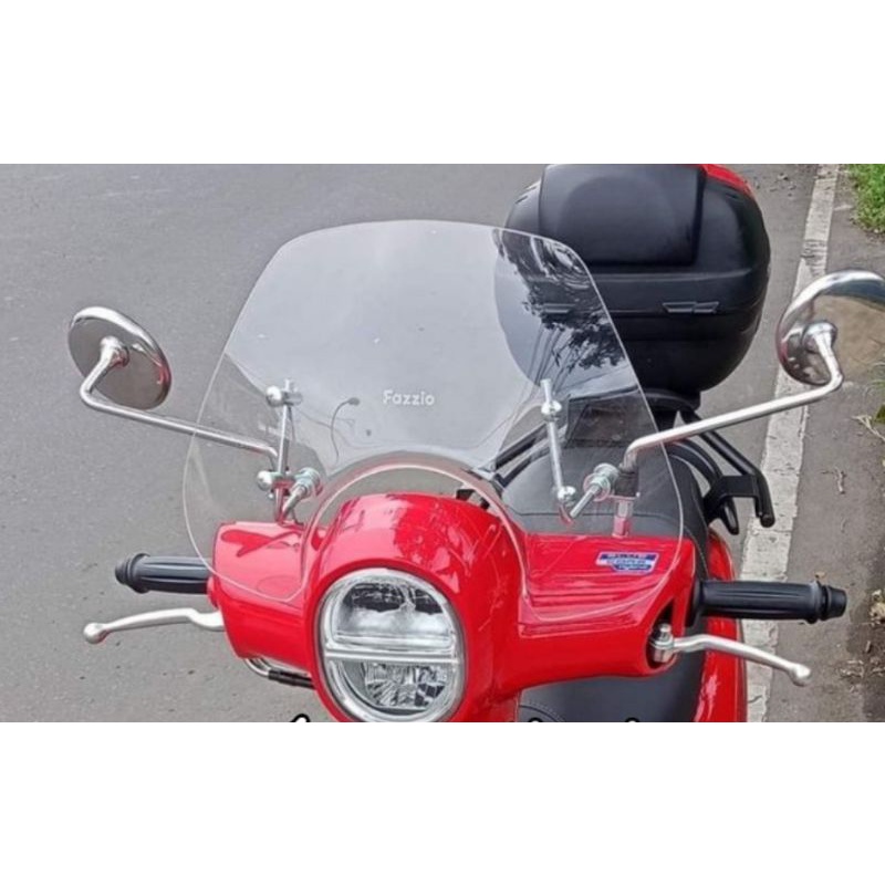 aksesoris Yamaha fazzio hybrid windshield yamaha fazzio