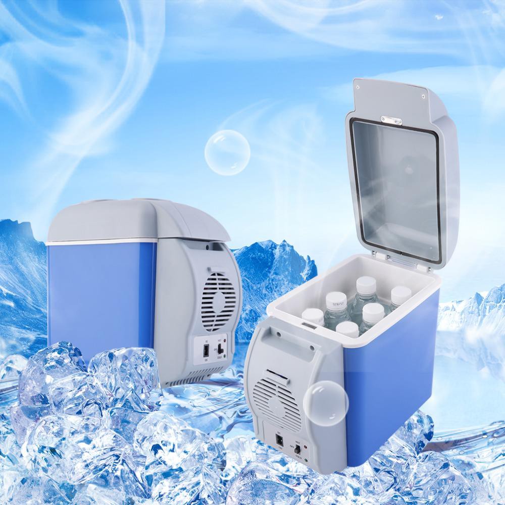BY-3046 Kulkas Mobil Portable 7.5L Capacity Mini Fridge Hot & Cold Murah
