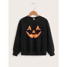 SWEATER CASUAL WANITA PRIA HAPPY HALLOWEEN FLEECE TEBAL HALUS MURAH TERBARU;