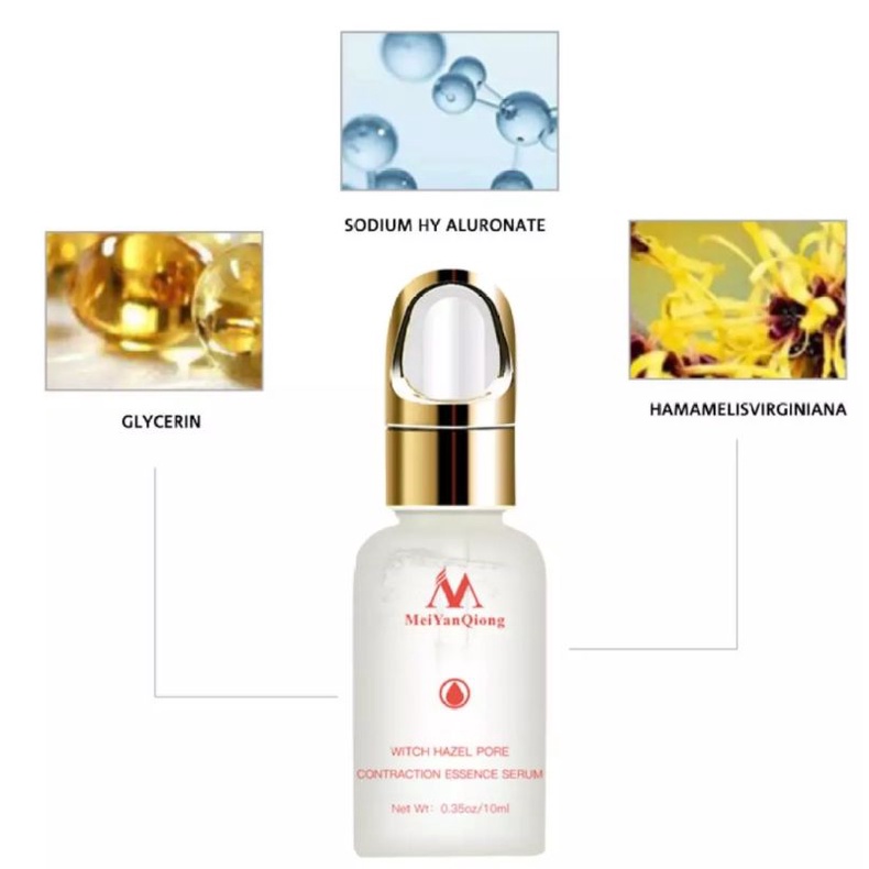 MEIYANQIONG SERUM ESSENCE KONTRAKSI PORI-PORI SERUM PENGECIL PORI-PORI-10ml