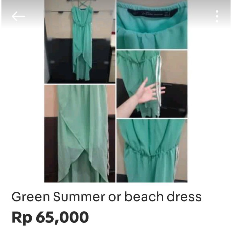 Dress Pantai / Dress Summer Zara Cantik