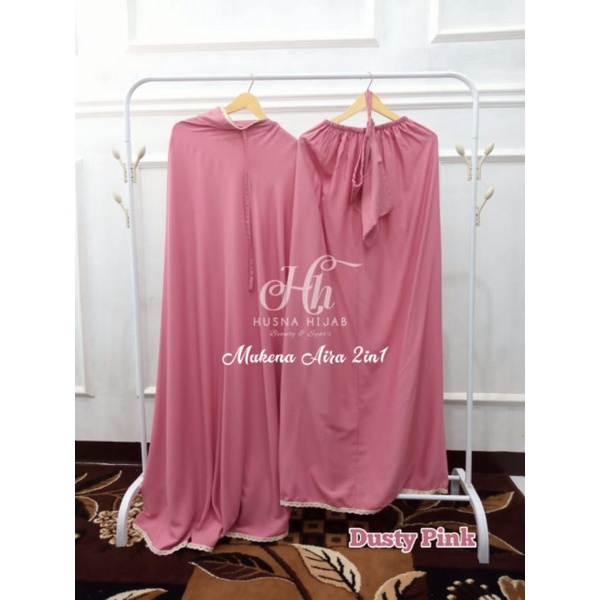 [HUSNA HIJAB] Mukena AIRA 2in1 / Mukena Rayon Dior / Mukena Jumbo