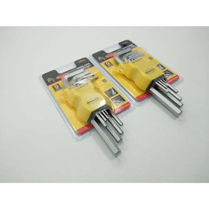 Kunci L Long ARM Hex Key Set 9 Pcs 6803