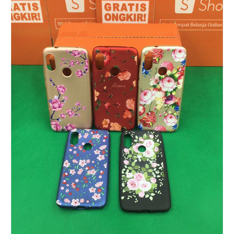 Case Xiaomi Redmi 6Pro Softcase Motif Bunga