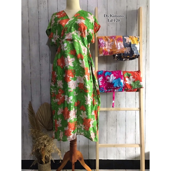 Daster Kimono model Terbaru Busui Murah Kekinian All size / Daster Kimono Tali Kanan Kiri