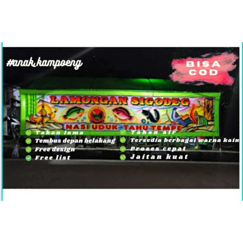 cod full lukis spanduk pecel lele