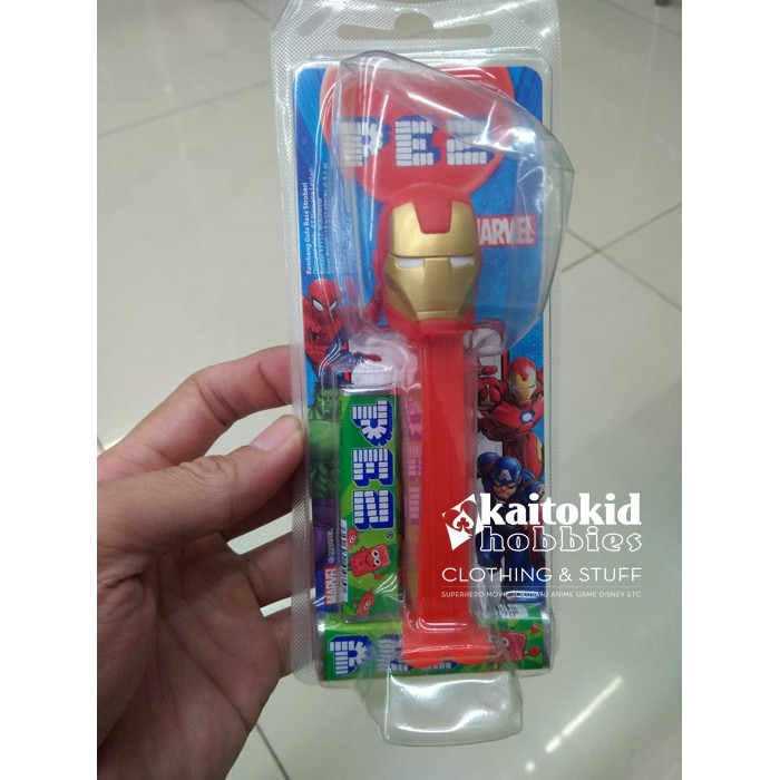 

PEZ IRONMAN Candy Perman Mainan Permen Dispenser dari Alfamidi Alfamart Indomaret