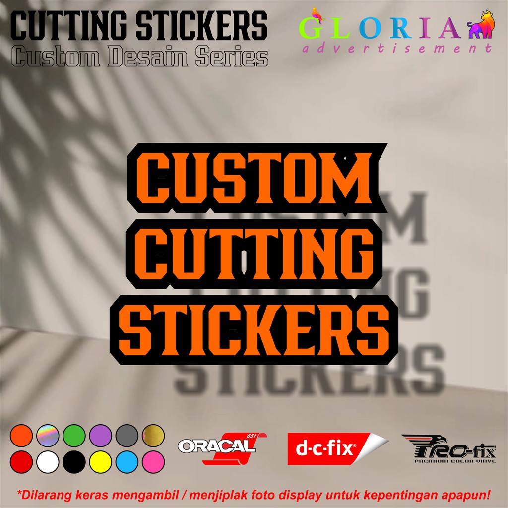 Custom Cutting Stiker